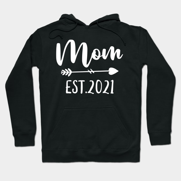 New mother mom est 2021 Hoodie by Moe99